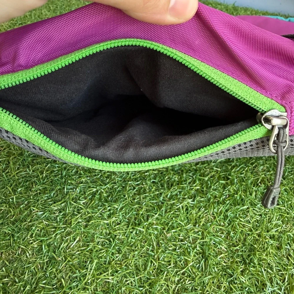 Vtg Patagonia Atom Sling 8L Backpack Bag Pink Teal Lime Colorblock Gorpcore